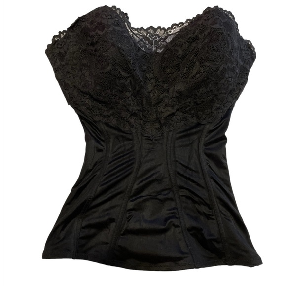 luleh Other - Luleh Black Lace Boned Bustier Size 34D